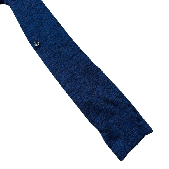 Betabrand Women’s MED Blue & Black Heather Wrap Tunic - Picture 6 of 9